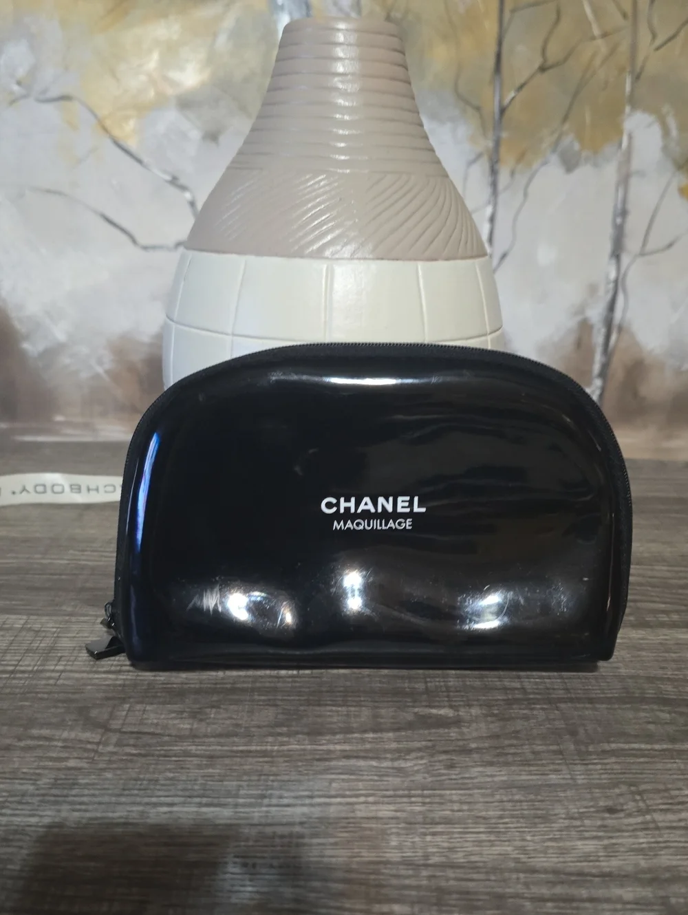 CHANEL Maquillage Black Makeup Pouch